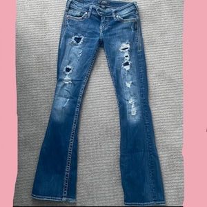 ⚡️Y2K RIPPED BOOTCUT JEANS⚡️